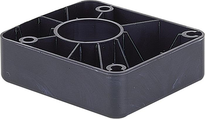 Gleiter für Sockelverstellfuß Kunststoff schwarz Sockelhöhenversteller HETTICH