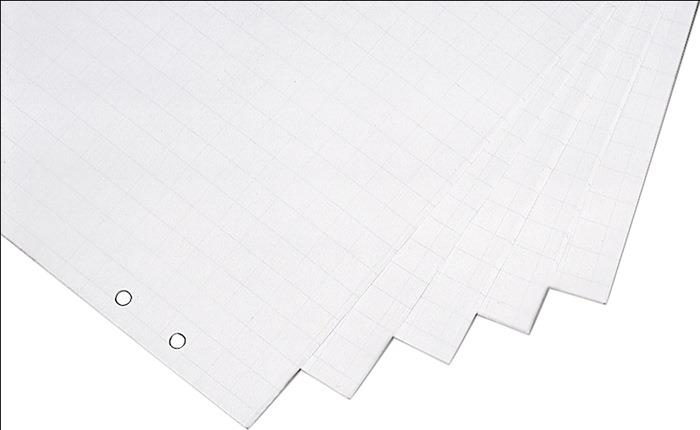 Flipchartblock B650xH930mm kariert/blanko 5 x 20 Blatt MAGNETOPLAN