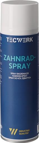 Zahnradspray 500ml schwarz Spraydose TECWERK