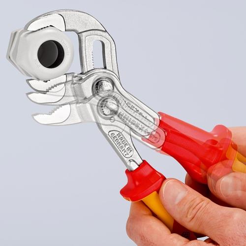 Wasserpumpenzange Cobra® L.250mm Spann-W.46mm verchr.VDE 2K-Hülle KNIPEX