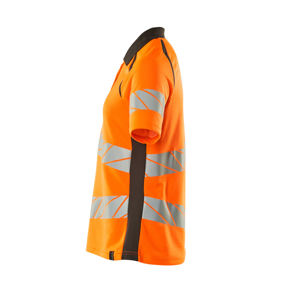 Damen-Passform Polo-Shirt ACCELERATE SAFE Hi-vis Orange/Dunkelanthrazit L  ONE