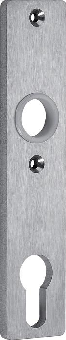 Zylinderkurzschild 427Z Edelstahl matt PZ 72 mm AMF