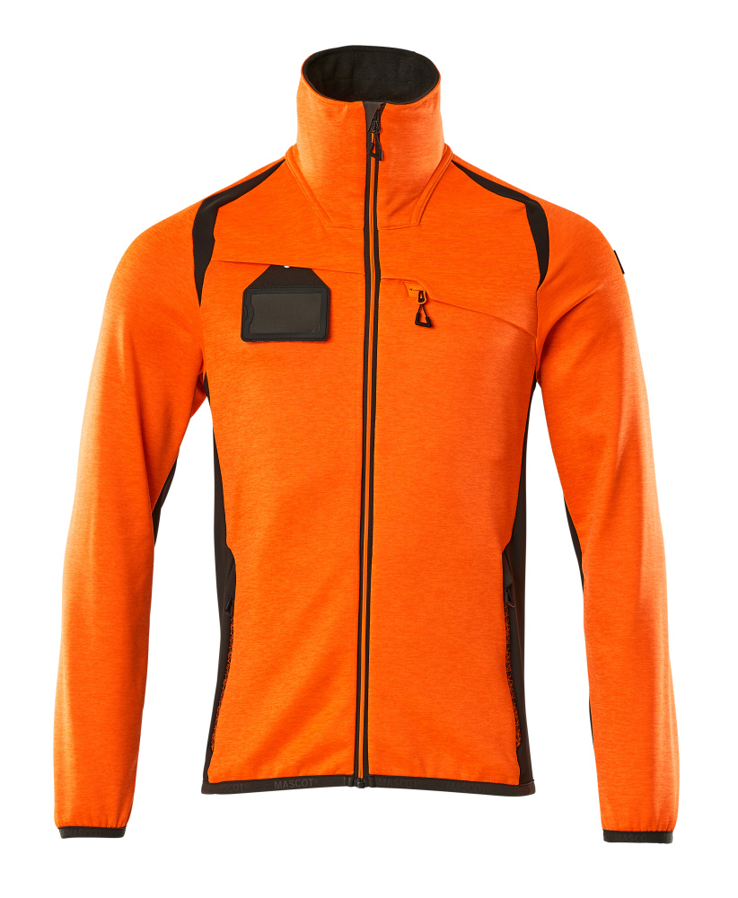 Fleecejacke ACCELERATE SAFE Hi-vis Orange/Dunkelanthrazit L