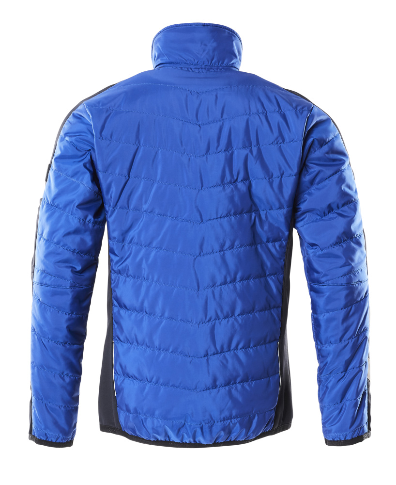 Thermojacke UNIQUE Kornblau/Schwarzblau L