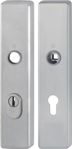 Langschildpaar E2222ZA/2210 ma F69 PZ 72mm HOPPE