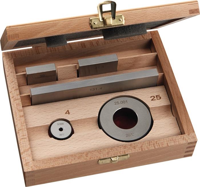 Parallelendmaß-Satz Toleranzklasse 1 3 teilig Stahl PROMAT 1 x 30 / 1 x 41,3 / 1 x 131,4