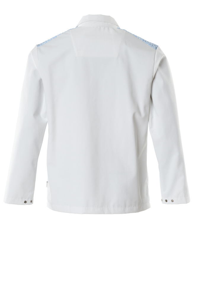 Jacke FOOD & CARE Weiß/Azurblau 5XL