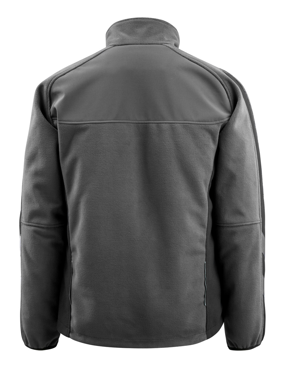 Fleecejacke UNIQUE Dunkelanthrazit/Schwarz L