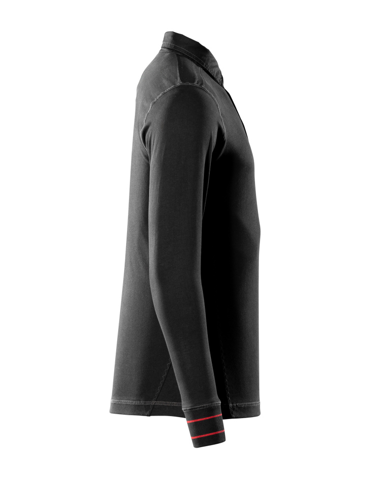 Polo-Sweatshirt FRONTLINE Schwarz L