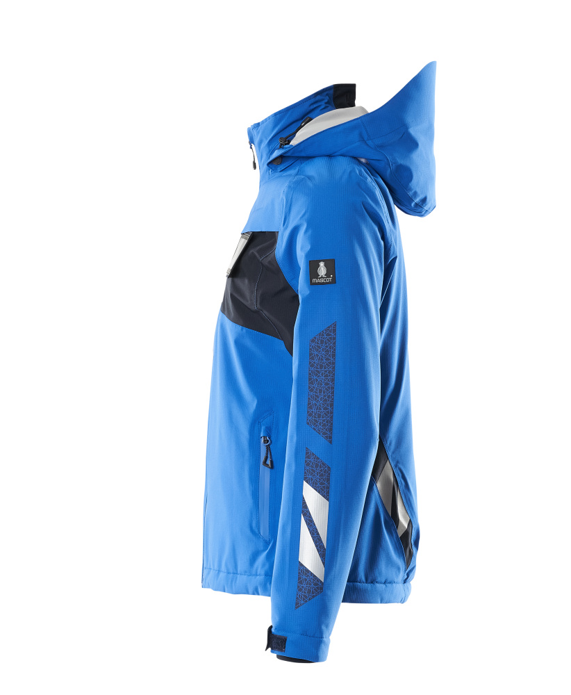 Damen-Passform Winterjacke ACCELERATE Azurblau/Schwarzblau M