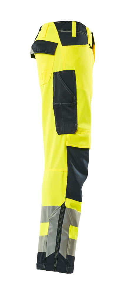 Hose mit Knietaschen SAFE SUPREME Hi-vis Gelb/Schwarzblau 82C46