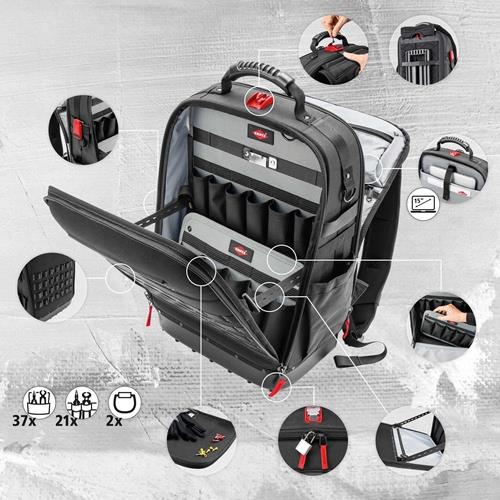Werkzeugsortiment Modular X18 Elektro 23-tlg.Rucksack KNIPEX