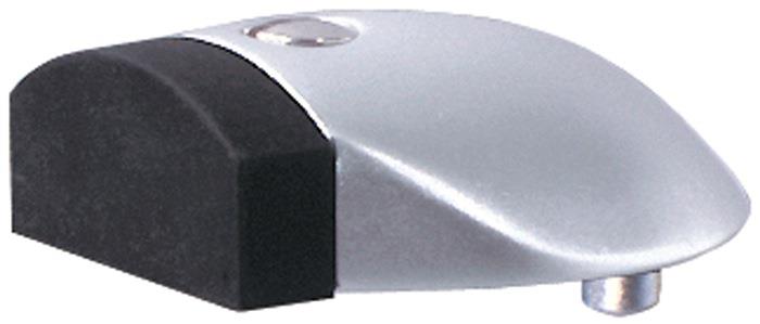 Türpuffer 3846 Ø 60 mm Höhe 20 mm Aluminium naturfarbig / F1 Dübelmontage DENI