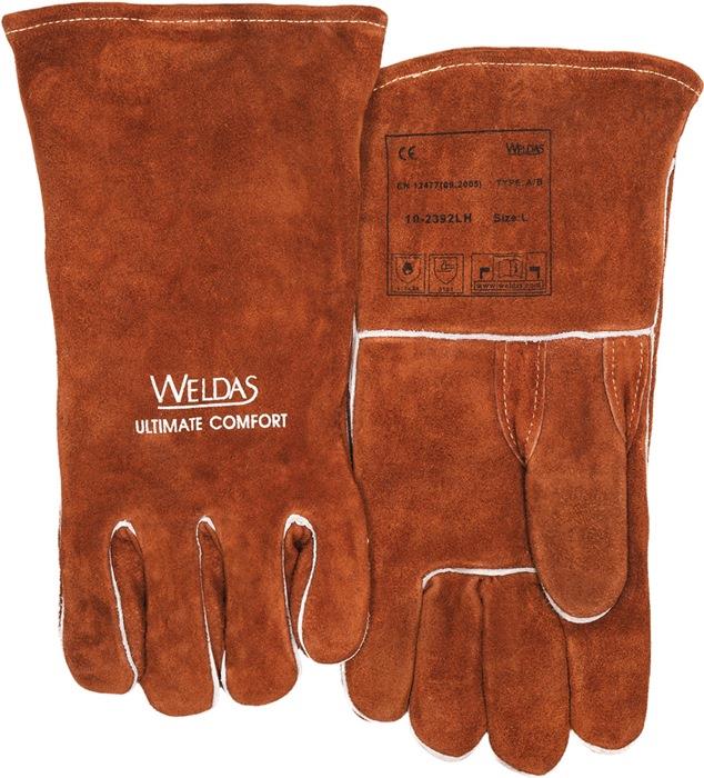 Schweißerhandschuhe EN 388, EN 12477 PSAKategorie II 5 Paar L (9)
