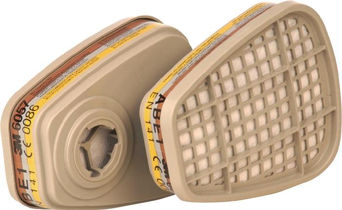 Kombinationsfilter gegen organische und anorganische Gase und Dämpfe EN 143:2000 A1 B1 E1