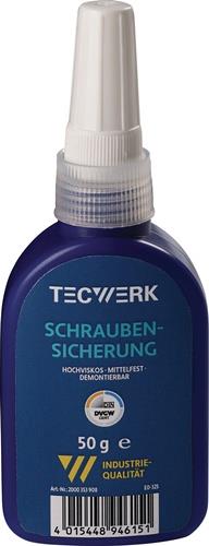 Schraubensicherung 50g mf.hv.blau Flasche TECWERK