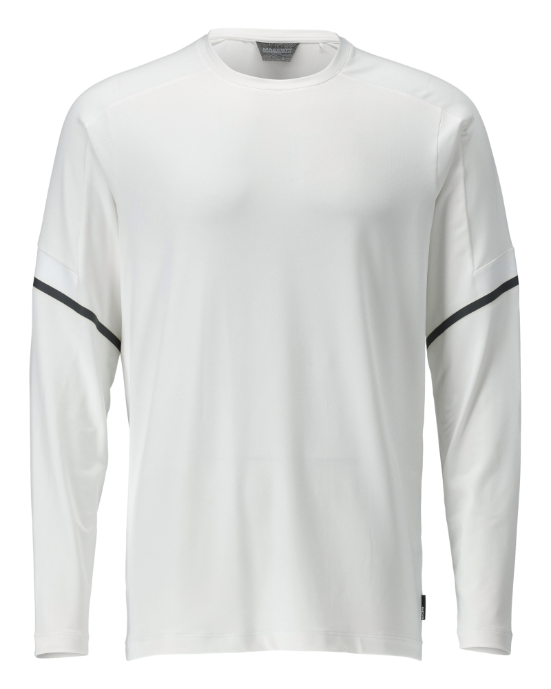 Langarmshirt CUSTOMIZED Weiß 2XL
