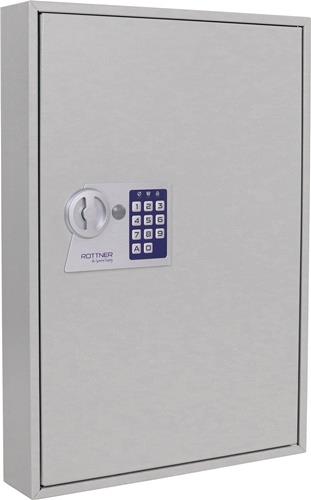 Schlüsselschrank S 100 H550xB380xT80mm 1-türig o.Anz.Hak.100 ROTTNER