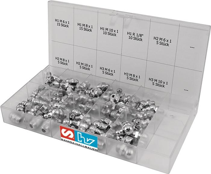 Schmiernippelsortiment 80-teilig SAMOA HALLBAUER