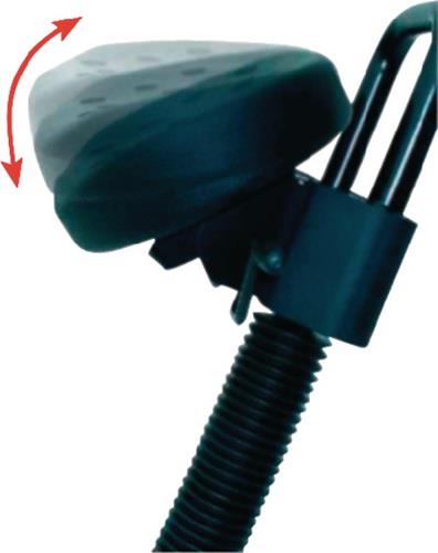 Stehhilfe Integralschaum Sitz-H.645-825mm STA schwarz Lotz