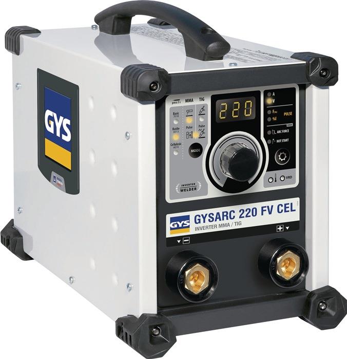 Elektrodenschweißgerät GYSARC 220 FV CEL mit Zubehör 10-220 A GYS