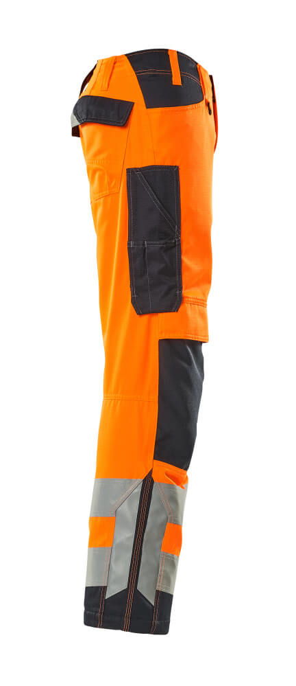 Hose mit Knietaschen SAFE SUPREME Hi-vis Orange/Schwarzblau 76C50