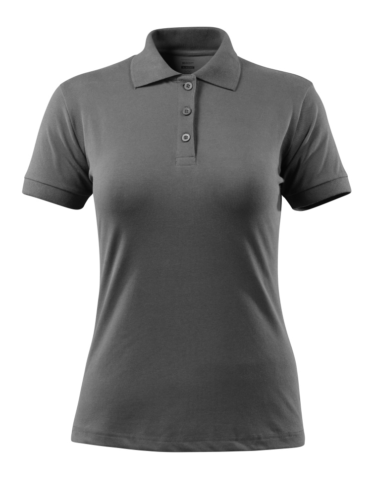 Damen-Passform Polo-Shirt CROSSOVER Dunkelanthrazit L