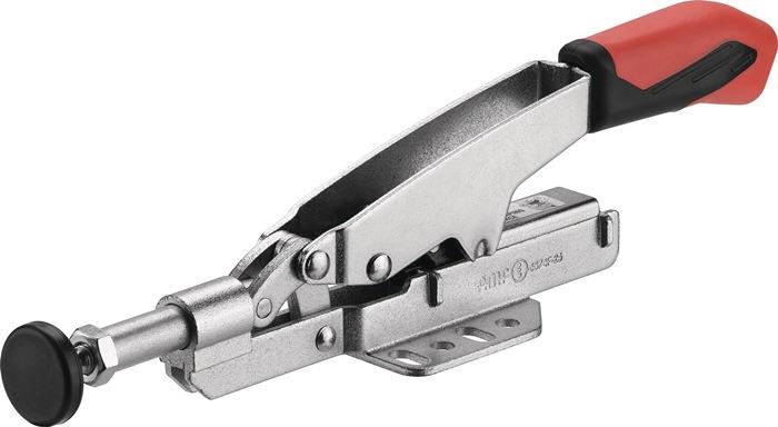 Schubstangenspanner Nr. 6874F waagrechter Fuß 15 M6 x 37 2 kN 145 mm 58 mm 17 mm 177 mm