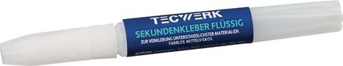 Sekundenkleber 5g transp.Dosierstift TECWERK
