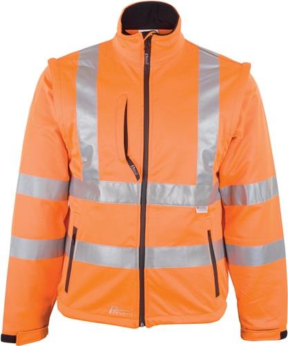 Warnschutz-Softshelljacke Gr.XXXL orange PREVENT
