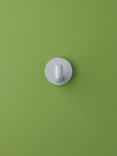 Einzelhaken 477.90.045 einfach A.65mm PA lichtgrau 97 D.60mm HEWI