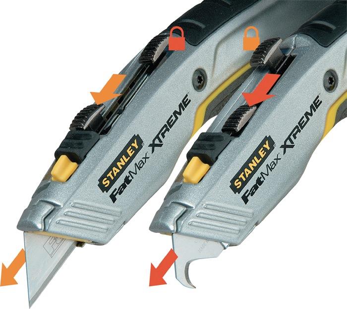 Universalmesser FATMAX® PRO 2-IN-1 Gesamtlänge 180 mm einziehbar SB-verpackt STANLEY