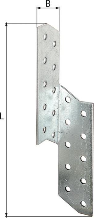 Sparrenpfettenanker ETA08/0170 links / rechts x32x2mm 170 mm