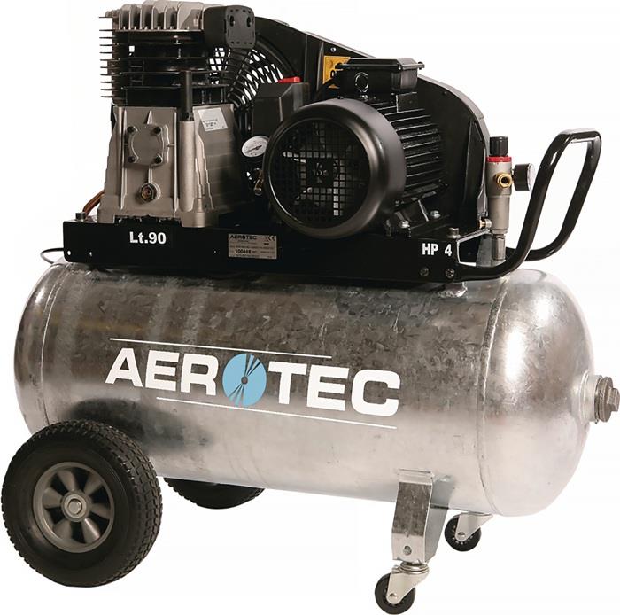 Kompressor Aerotec 600-90 Z verzinkt 600 l/min 10 bar 3 kW 400 V50 Hz 90 l AEROTEC