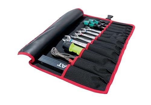 Werkzeugrolltasche 12 Fächer B540xH330mm Nyl.schwarz/rot PARAT