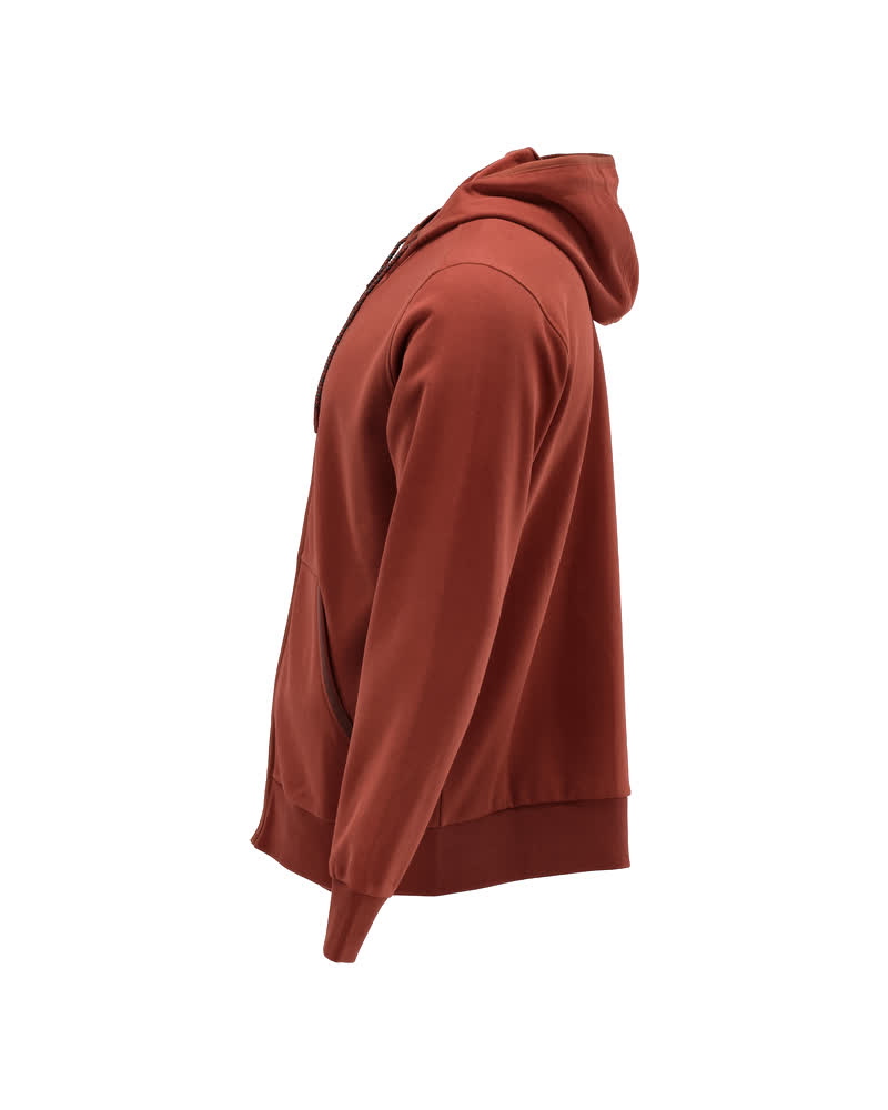 Kapuzenpullover mit Reißverschluss CUSTOMIZED Herbstrot S