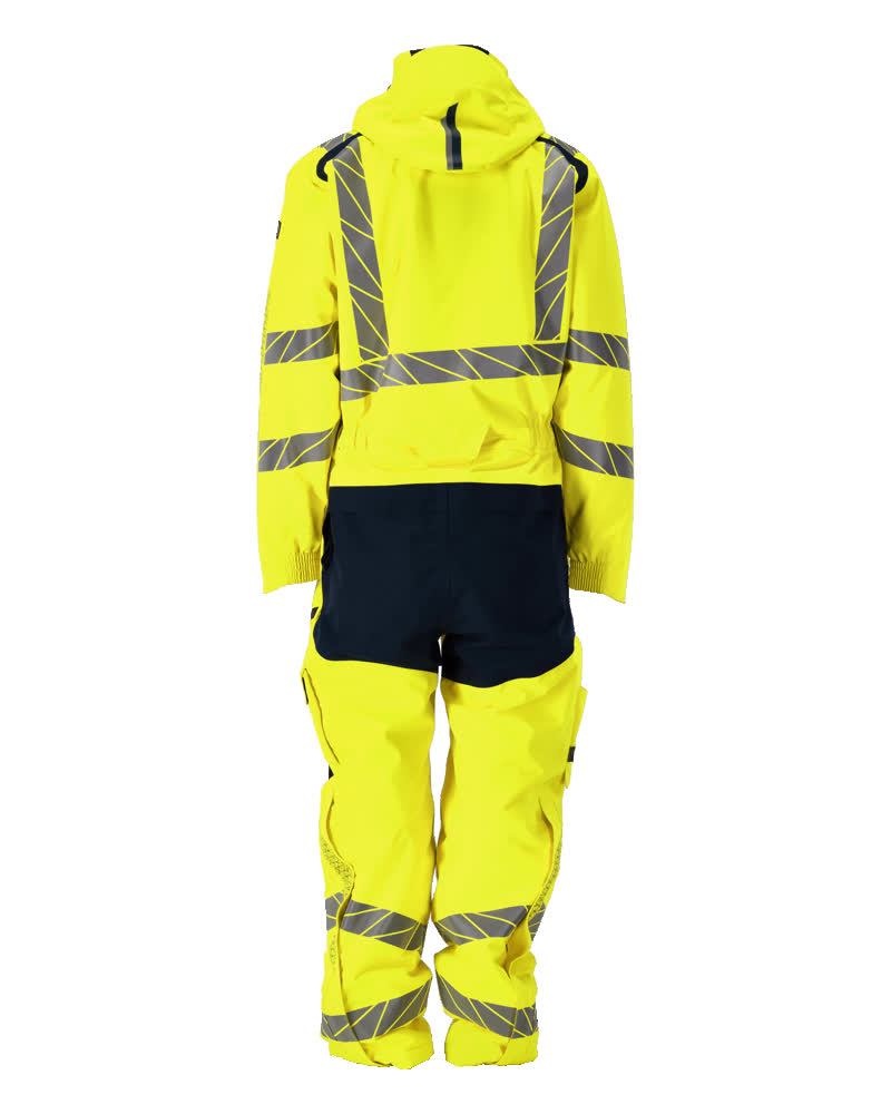 Winteroverall ACCELERATE SAFE Hi-vis Gelb/Schwarzblau 3XL