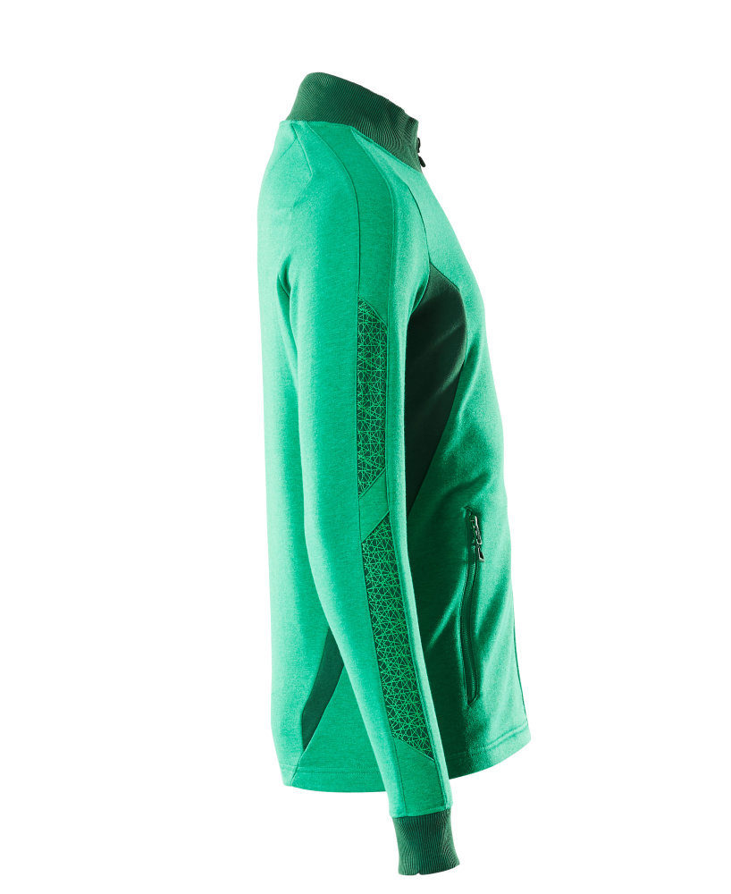 Sweatshirt mit Reißverschluss ACCELERATE Grasgrün/Grün 3XLONE