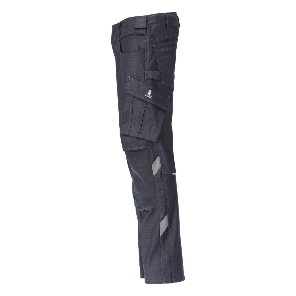 Hose mit Knietaschen UNIQUE Schwarzblau 82C50