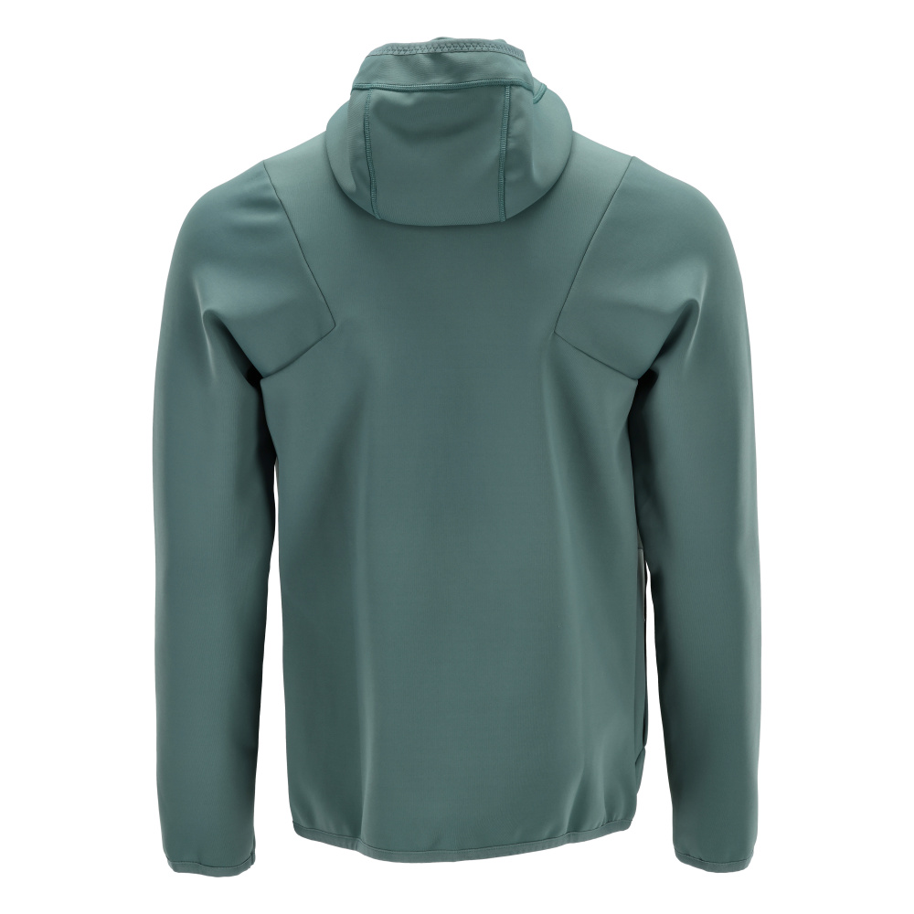 Fleecejacke mit Kapuze CUSTOMIZED Hell Waldgrün S
