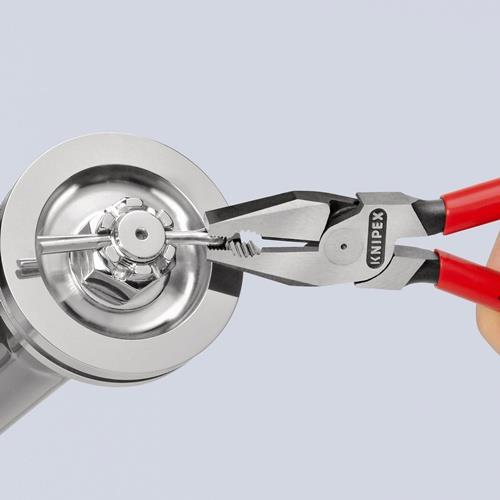 Kraftkombizange L.200mm pol.Ku.-Überzug KNIPEX