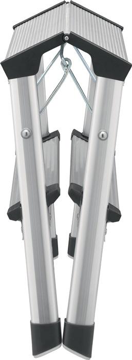 Klapptritt mit AntiRutschRiffelung 2 2400 mm 400 mm 2 kg