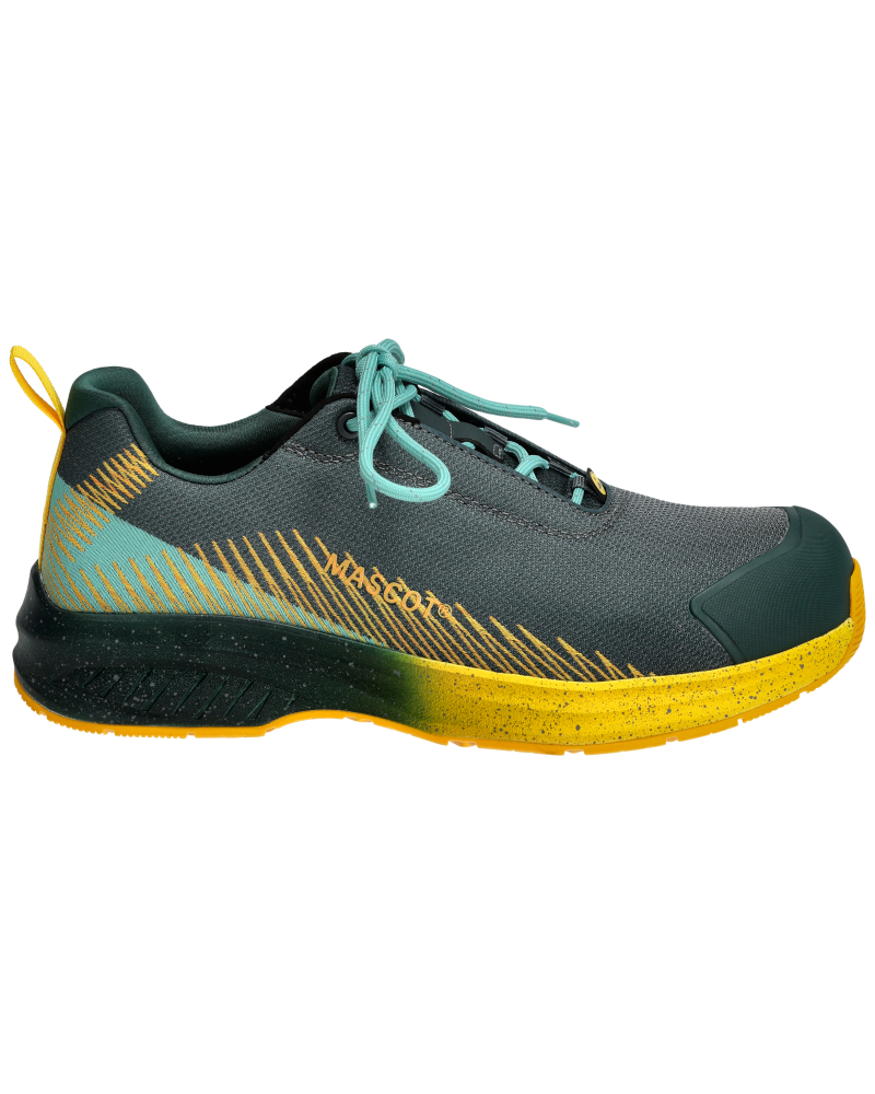 Sicherheitsschuhe FOOTWEAR CUSTOMIZED Waldgrün/Sonnengelb 1039