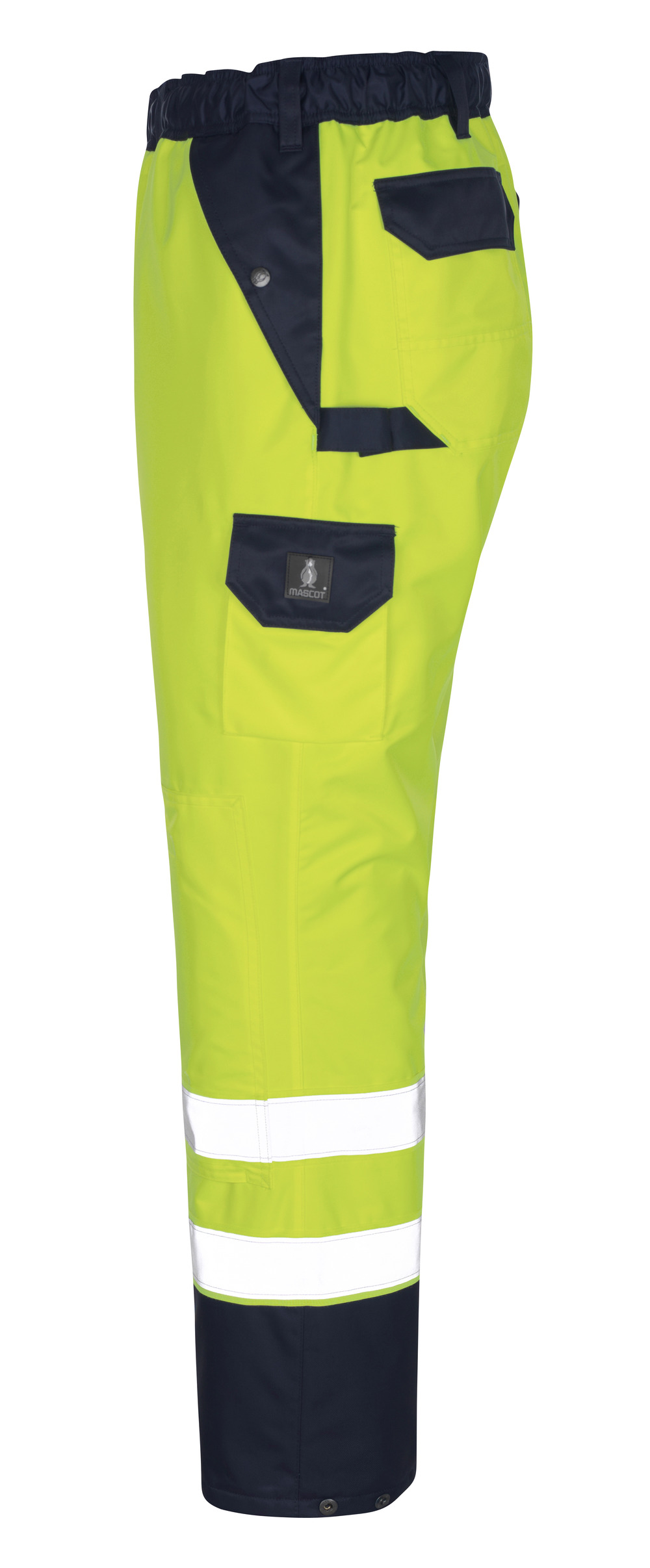 Überziehhose SAFE IMAGE Hi-vis Gelb/Marine 2XL