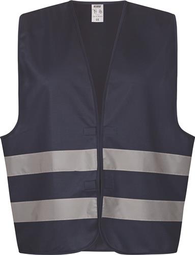 Warnweste SKARDE Gr.univ.marine Brustumfang ca.130cm EN 17353 Typ B3 SAFESTYLE