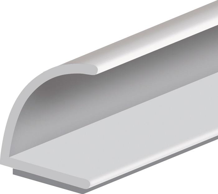 Türanschlagdichtung 1024T Länge 25 m Breite 7 mm selbstklebend schwarz