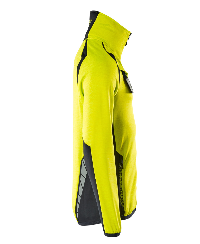 Fleecejacke ACCELERATE SAFE Hi-vis Gelb/Schwarzblau L