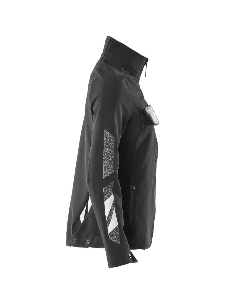 Damen-Passform Jacke ACCELERATE Schwarz 4XL