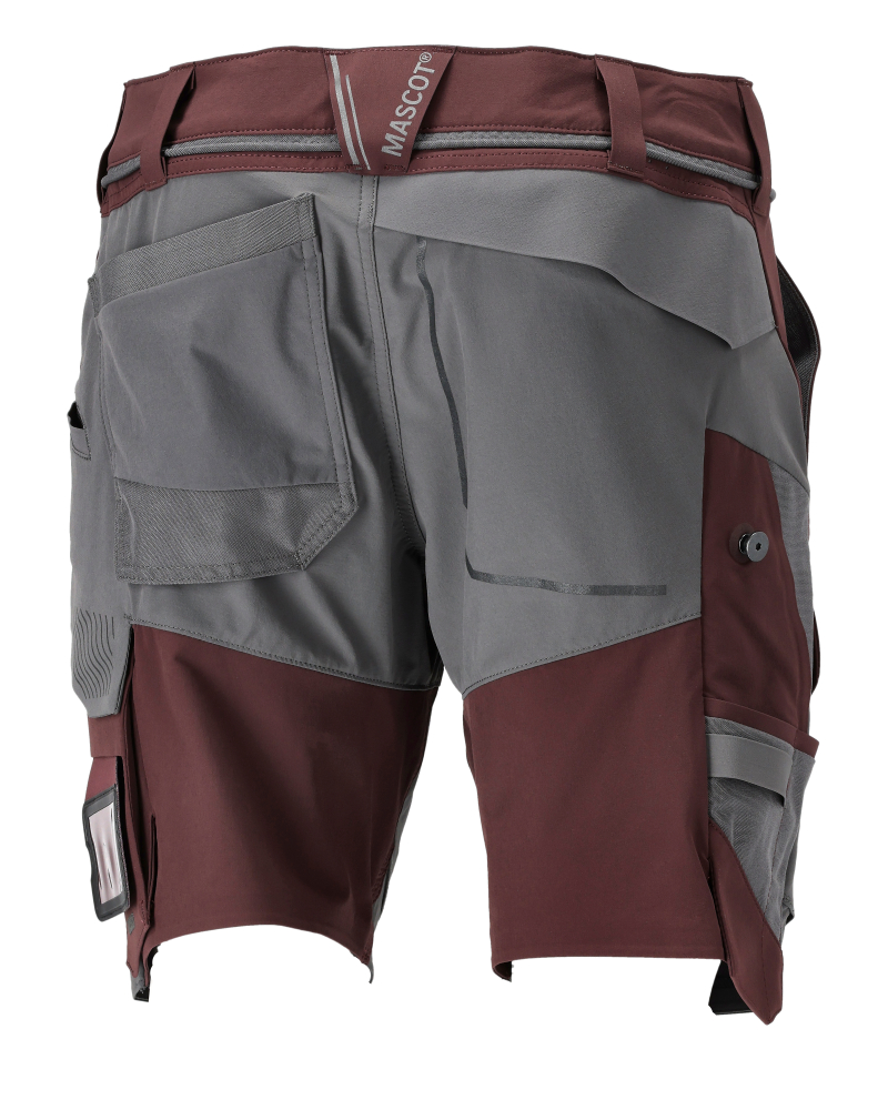 Shorts CUSTOMIZED Bordeaux/Anthrazitgrau 24C44