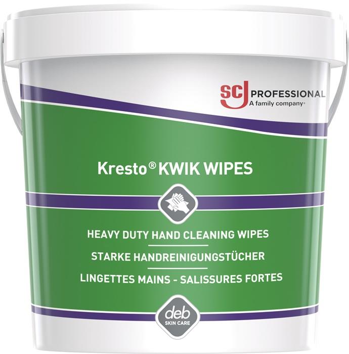 Handreinigungstuch Kresto® KWIK WIPES extrem starke Reinigungskraft 70 Tücher SC JOHNSON PROFESSIONAL